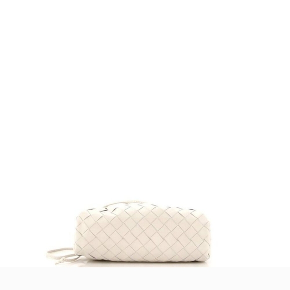 Bottega Veneta The Pouch Intrecciato Nappa Mini Off White - Picture 3 of 5